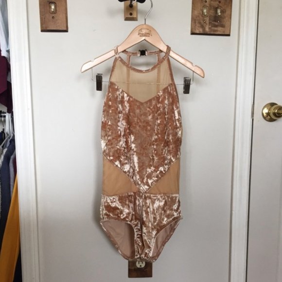 Sadie Jane velvet bodysuit szAS - Picture 1 of 9